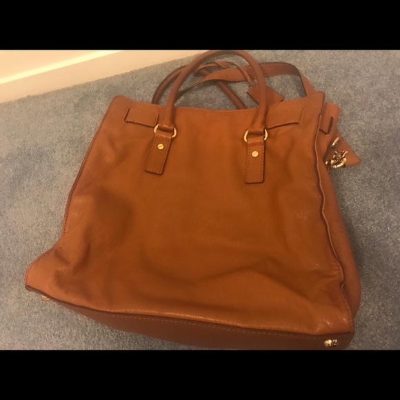 PRICE DROP! Michael Kors Hamilton Satchel in Brown - Picture 5 of 6